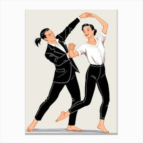 Tango Dancers 2 Canvas Print