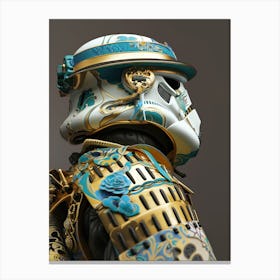 Stormtropper As A Vintagepunk Samurai 08 Canvas Print