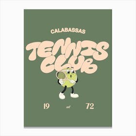 Calabasas Tennis Club Canvas Print