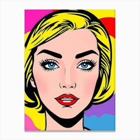 Pop Art Retro Comic Canvas Print