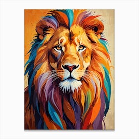 Lion Painting 1 Canvas Print