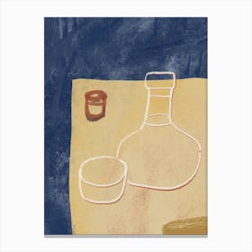 Glass Of liquor Canvas Print