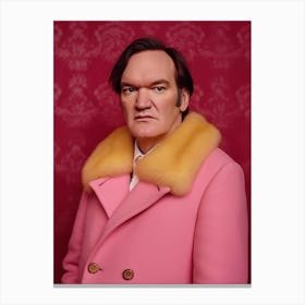 Quentin Tarantino Fashion Art Canvas Print