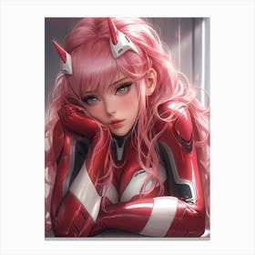 Zero Two Darling In The Franxx Canvas Print