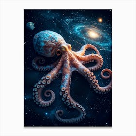 Octopus In Space Lienzo