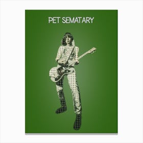 Pet Sematary Johnny Ramone Ramones Canvas Print