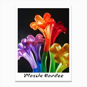 Bright Inflatable Flowers Poster Statice Canvas Print