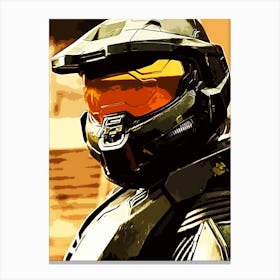 Halo Master Chief gaming movie 1 Canvas Print