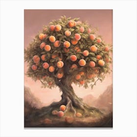 Peach Tree 3 Canvas Print