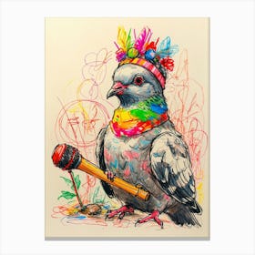 Pigeon 1 Canvas Print