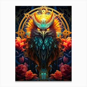 Owl Of The Night Canvas Print