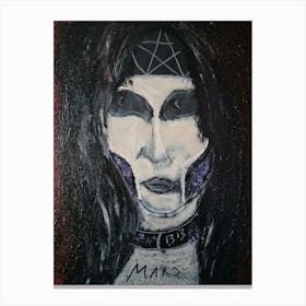 Mick Mars painting  2 Canvas Print