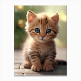 Cute Kitten 3 Canvas Print