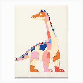 Nursery Dinosaur Art Alectrosaurus 1 Canvas Print