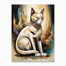 Cat City Canvas Print