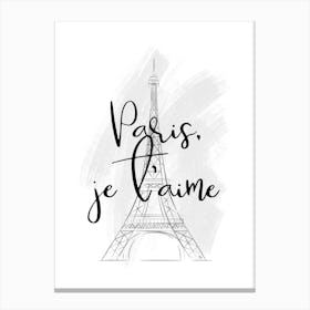 I Love Paris Canvas Print