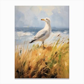 Bird Painting Seagull 4 Canvas Print