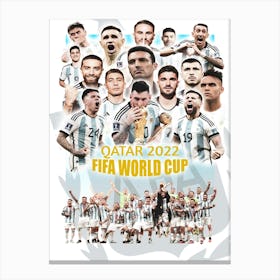 Argentina World Cup Canvas Print