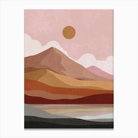 Abstract Landscape Painting 7 Canvas Print