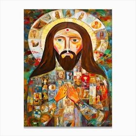 Jesus Loves Me - Easter Prayer Canvas Print