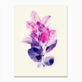 Purple Plant Canvas Print