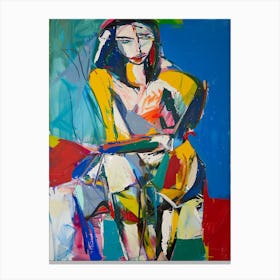 Abstract Woman Canvas Print