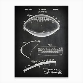 Football Game Ball Patent Print Football Gifts Football Patent Football Poster Football Art Football Decor Vintage Football Sf0531 Canvas Print