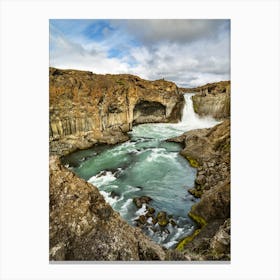Waterfall in Iceland 1 Canvas Print