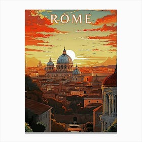 Capital Rome Canvas Print