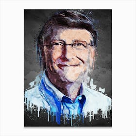Bill Gates Canvas Print
