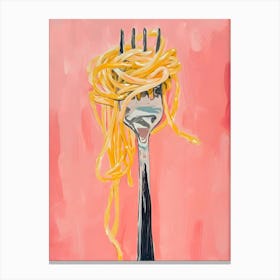 Fork And Spaghetti Canvas Print 1 Canvas Print