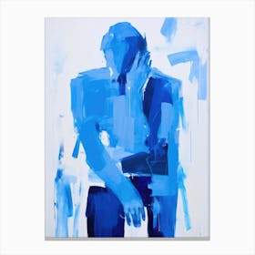 'Blue Man' 1 Canvas Print