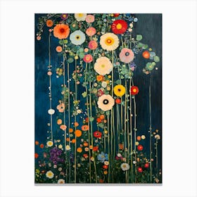 Flowers In The Garden Canvas Print