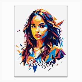 Becky G 02 Canvas Print