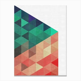 Triangle geometry 11 Canvas Print