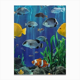 Fishes In The Sea Canvas Print