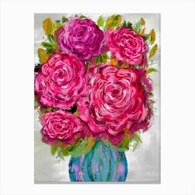 Big Roses Canvas Print
