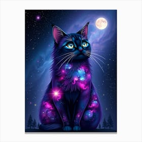 Galaxy Cat 6 Canvas Print