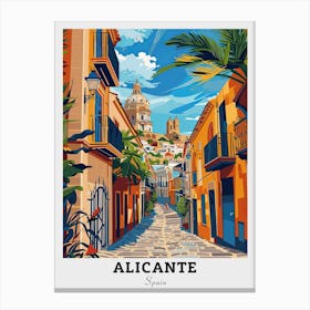 Alcante Spain Travel Canvas Print