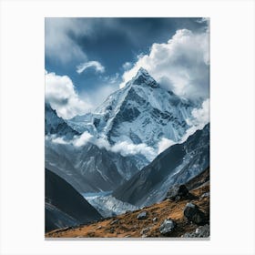 Everest Mountain Range 1 Canvas Print