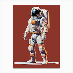 Astronaut In Space 5 Canvas Print