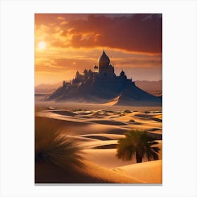 deSertSunSet Canvas Print