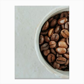 Coffe Bean Espresso Photography Kitchen Cafe Art Canvas Print