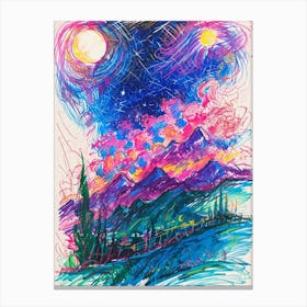 Starry Night 11 Canvas Print