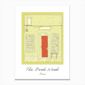 Bari The Book Nook Pastel Colours 3 Poster Canvas Print