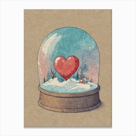 Snow Globe 2 Canvas Print