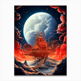 Castle In The Sky 14 Canvas Print