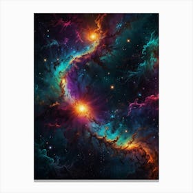 Nebula In Space Canvas Print