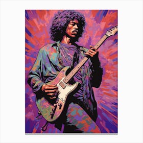 Jimi Hendrix Purple Haze 1 Canvas Print