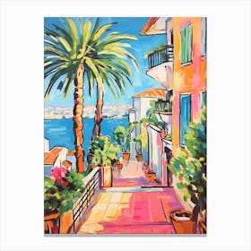 Cannes France 4 Fauvist Painting Canvas Print